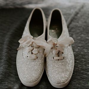 Kate spade glitter keds